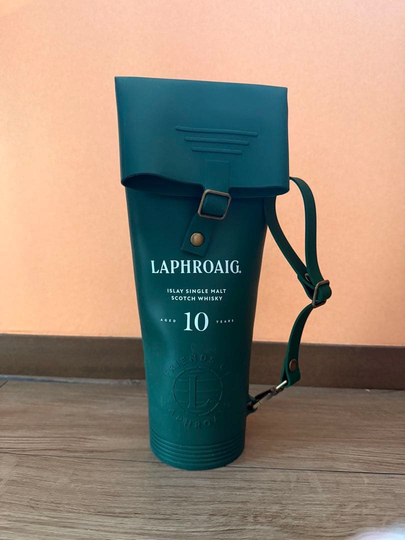 ラフロイグ　ロゴ入り　ボトル　ブーツ型ボトルケースのみ