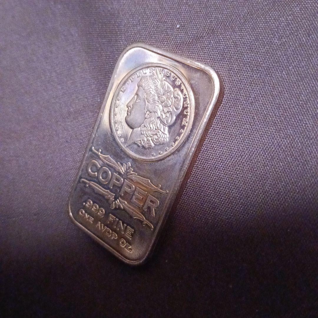 99.9%純銅 1オンスバー