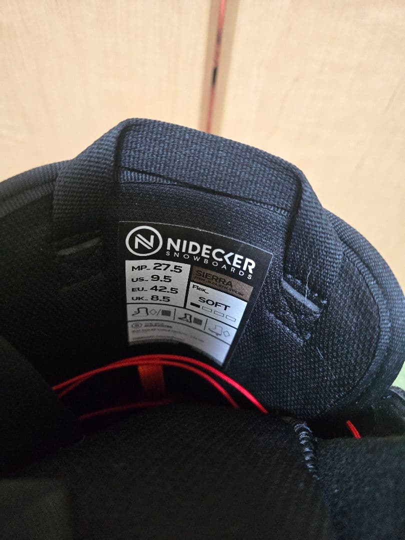 NIDECKER SIERRA BOA 2024-2025 ブラック 27.5