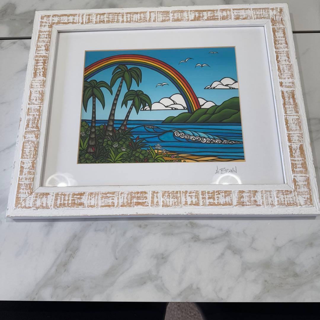 ヘザーブラウン額入り2枚セット