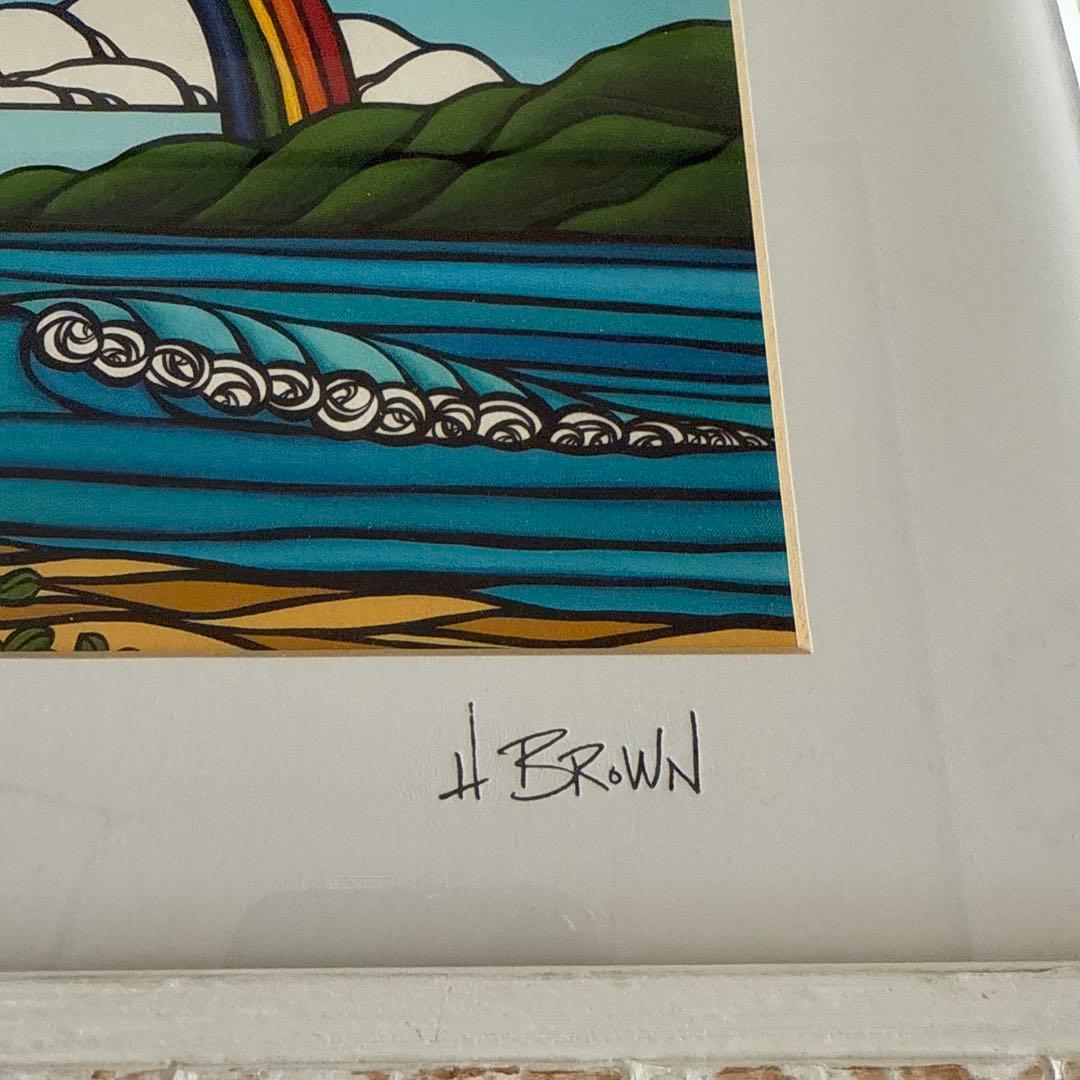 ヘザーブラウン額入り2枚セット