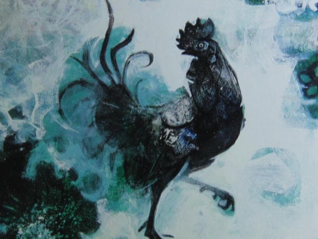 清原啓一、【薫風に遊ぶ】、希少な額装用画集より、状態良好、新品額装付