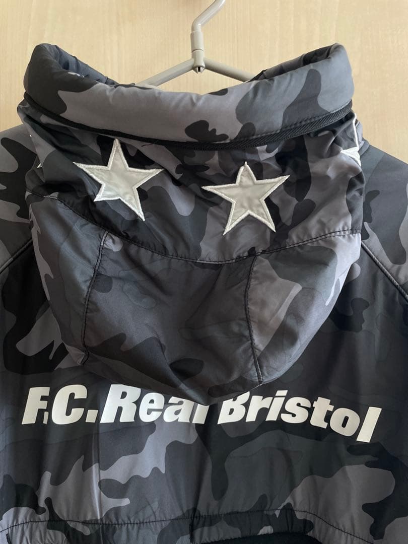 F.C.R.B. x NIKE カモブラック　スウェットパーカー XL