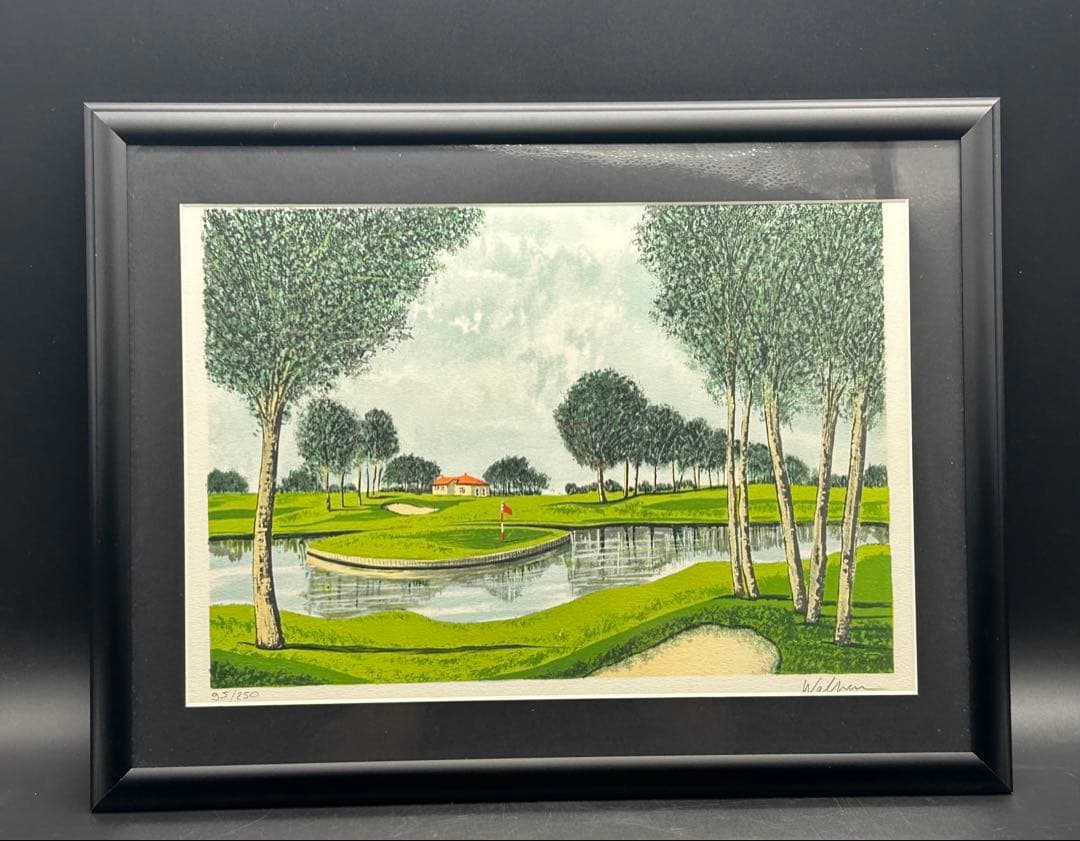 クロード・ウォルペン　リトグラフ　【グリーンハウス2】　シリアル番号　サインあり