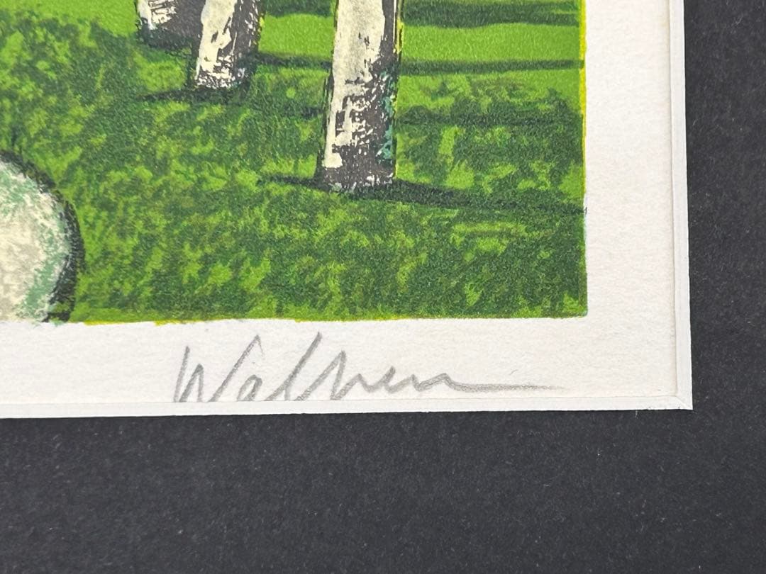 クロード・ウォルペン　リトグラフ　【グリーンハウス2】　シリアル番号　サインあり