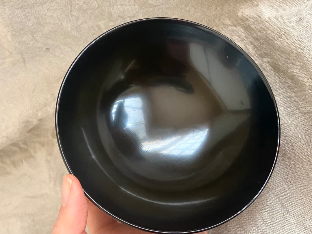 輪島塗 菊詰沈金花蒔絵 蓋付椀 2客 / 懐石椀・吸物椀・雑煮椀