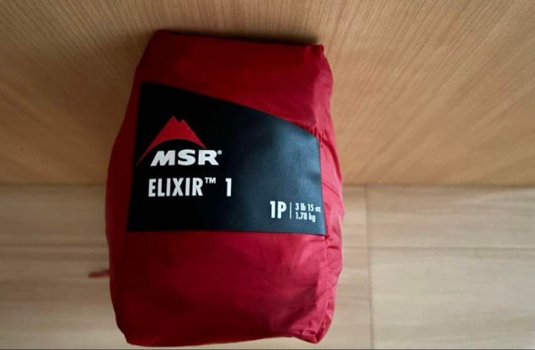 MSR ELIXIR 1 テント 1人用 軽量テント　グランドシート付　エリクサ