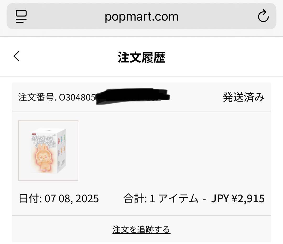 【うりる】LABUBU Big into Energy ID シークレット