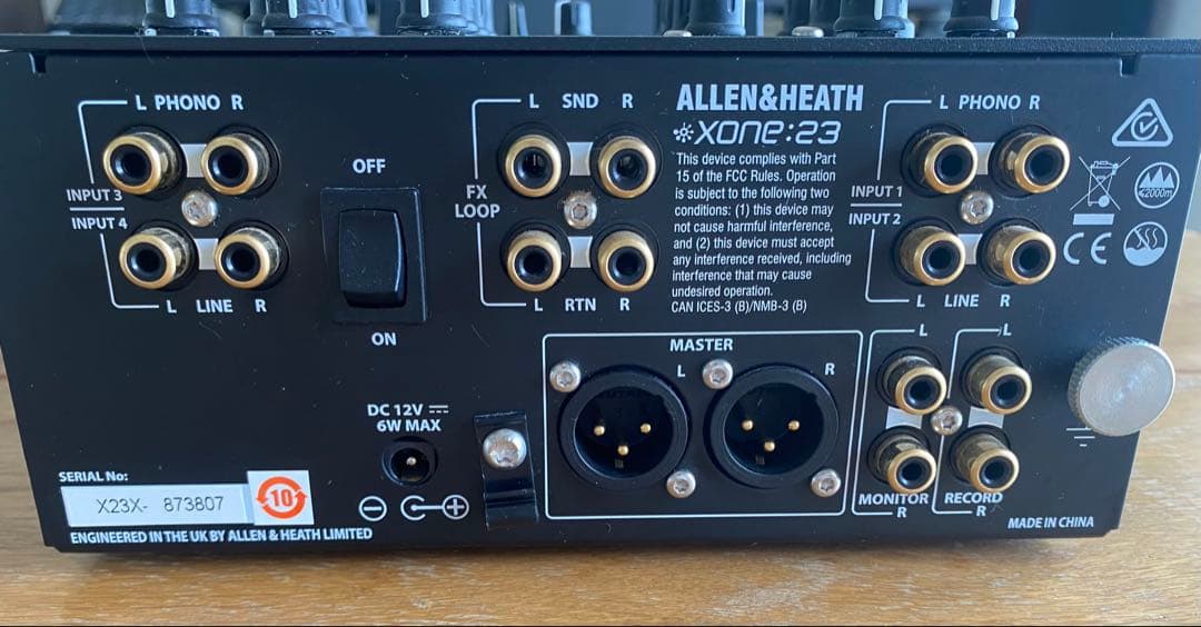 ALLEN&HEATH XOne23 DJミキサー