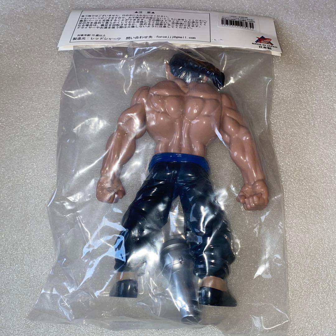 刃牙 レッドシャーク　ソフビ　烈海王 新品未開封品　義足付　フィギュア