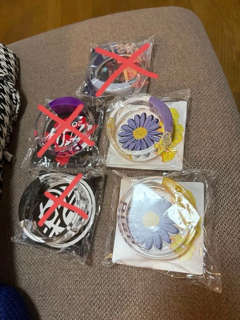 DISH//ライトバングル、ラバーバンド、キーホルダー、リングライトセット