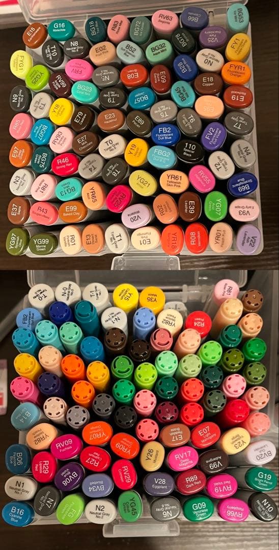 【中古品】コピックスケッチ121本＋チャオ48本＋インク11本まとめ売り＋おまけ