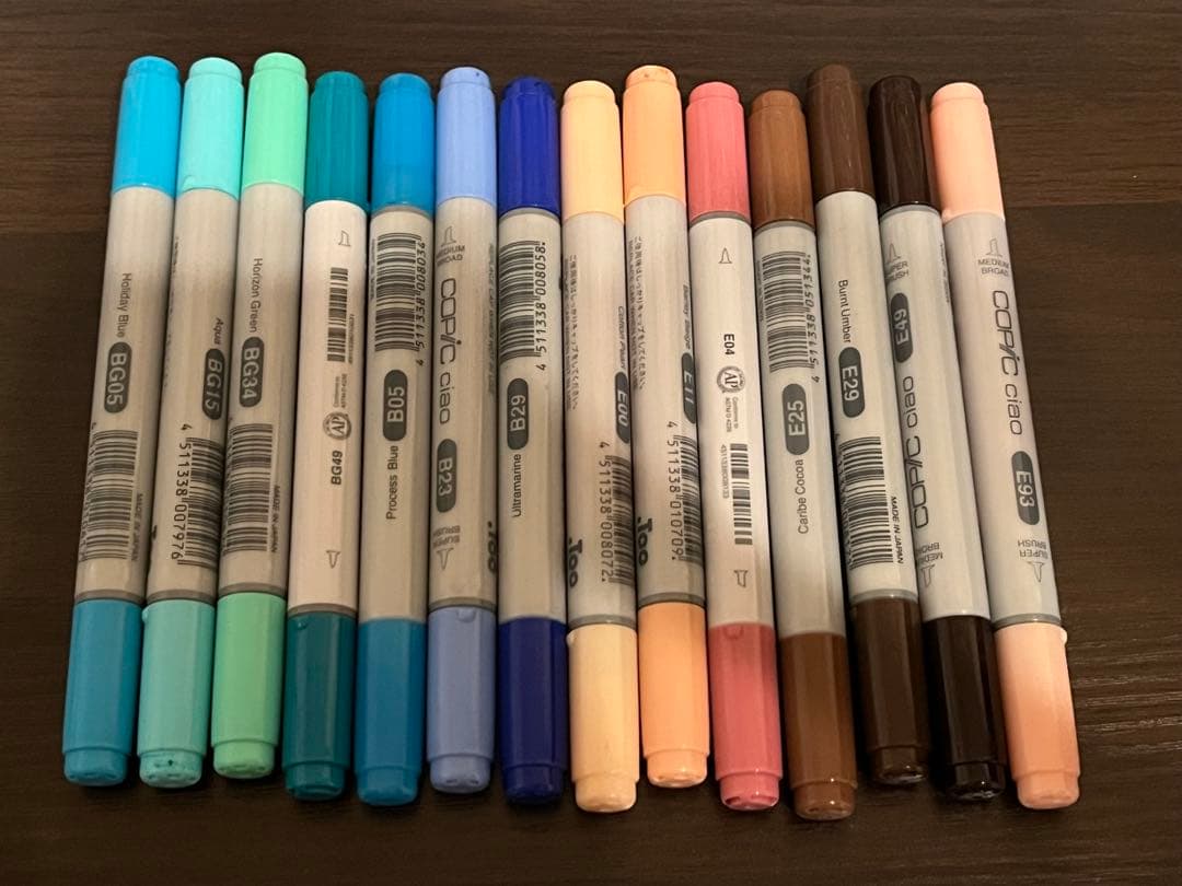 【中古品】コピックスケッチ121本＋チャオ48本＋インク11本まとめ売り＋おまけ