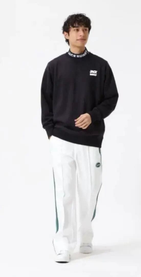 JackBunny!! ダブル変形天竺 トラック パンツ ジャックバニー パンツ