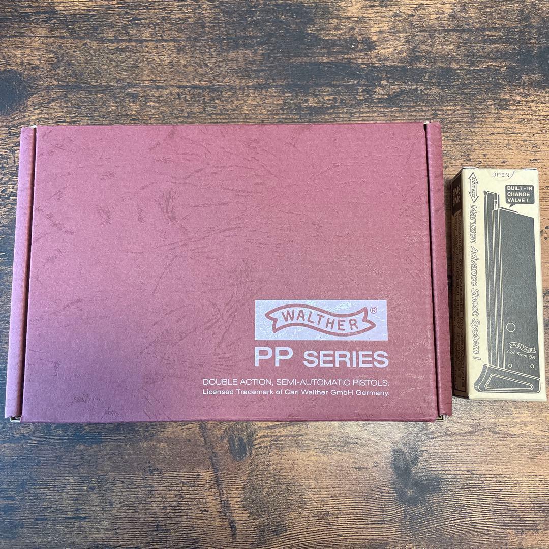 マルゼン ワルサー ニューPPK/S ブラックメタル+予備マガジン