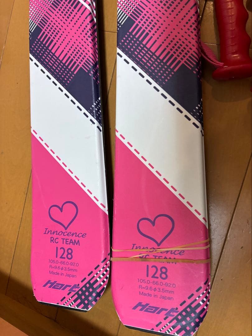 美品スキーセット板128cm靴23.0cm 120〜145cmくらいのお子様向け