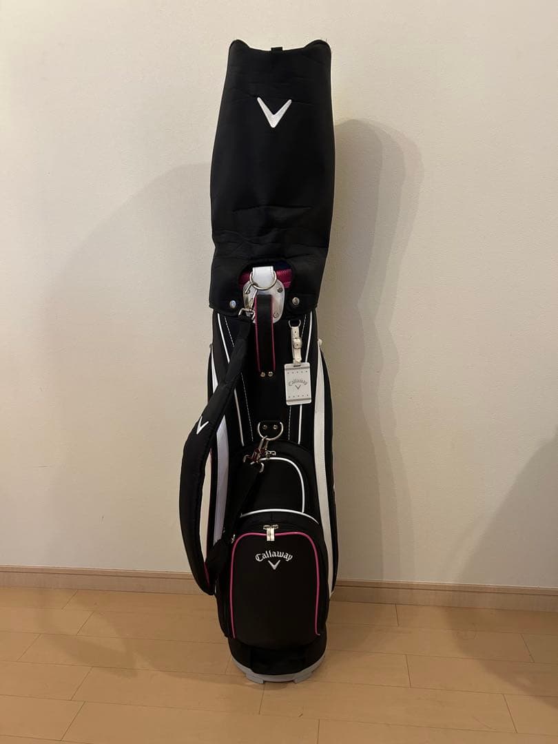 Callaway キャディバッグ 黒/白/ピンク