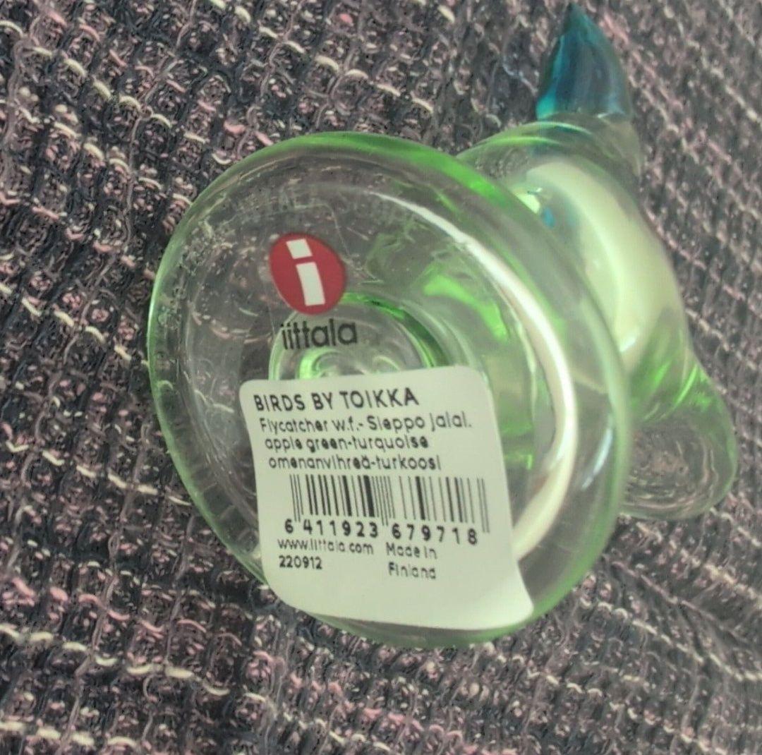 scope別注omk限定Birdsミニシエッポ脚付 アップルグリーン×ターコイズ