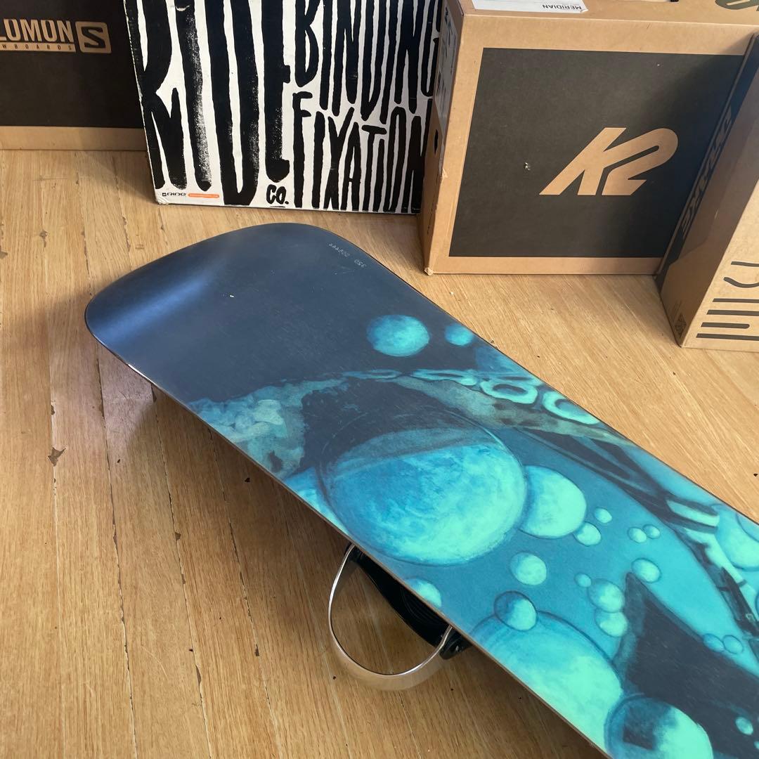 BURTON　バートン　カスタムバインディング付スノーボードセット　CUSTOM