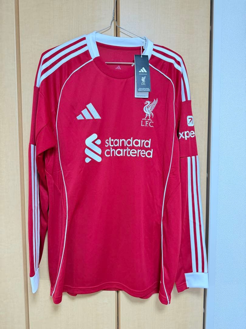 リヴァプール　長袖ユニフォーム　XL 25-26