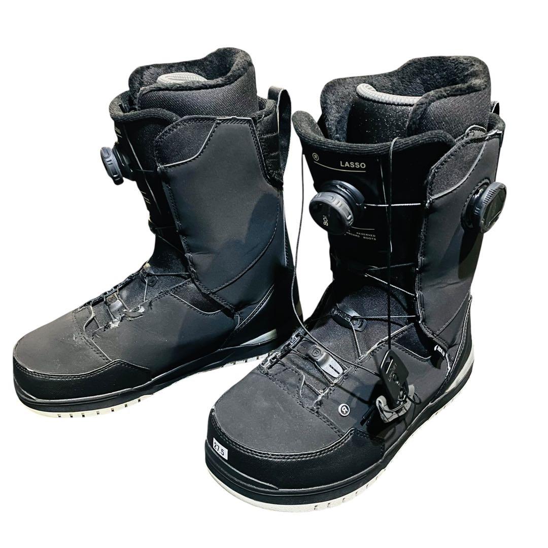 RIDE LASSO ダブルBOA 27.5cm スノーブーツ　ライド　ロッソ