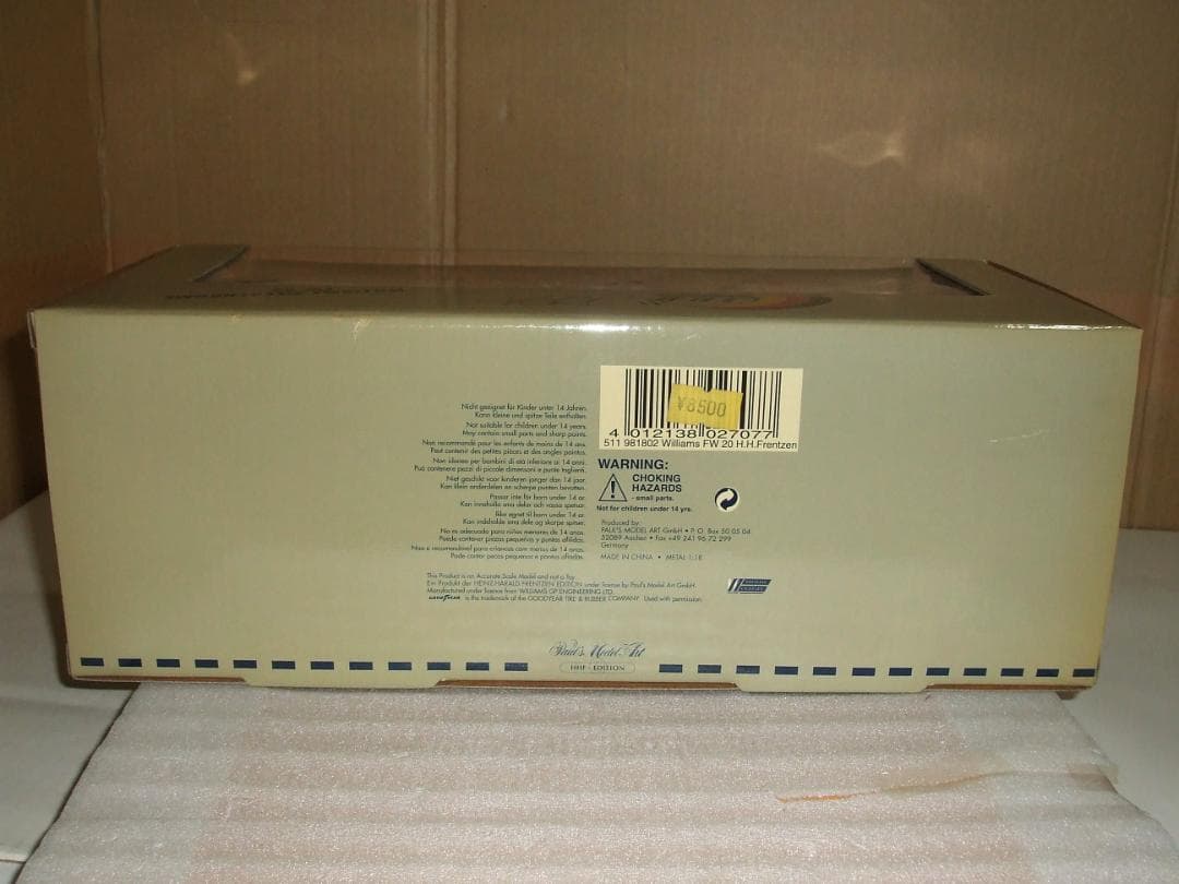 ミニチャンプス　ウィリアムズ　ＦＷ２０　H・H・フレンツエン　１／１８