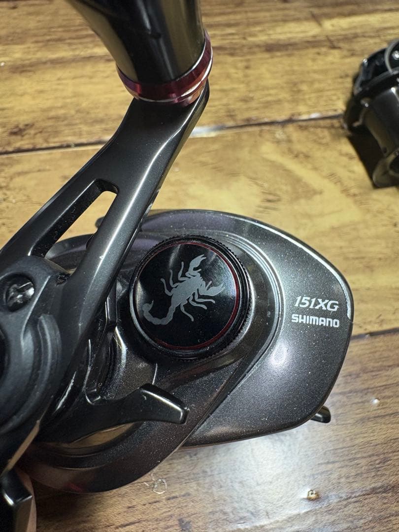 【中古】シマノ 21スコーピオンDC 151XG 左ハンドル ハンドル交換