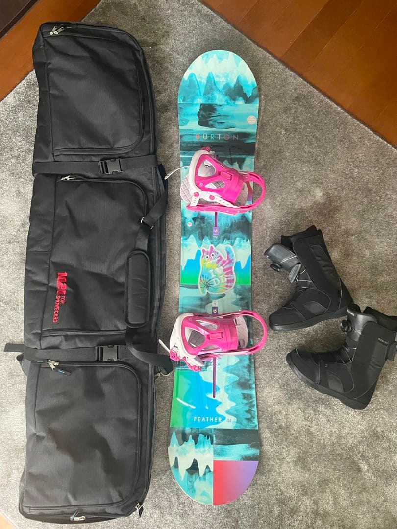 BURTON FEATHER 144 ブーツ 25cm　スノーボード　セット