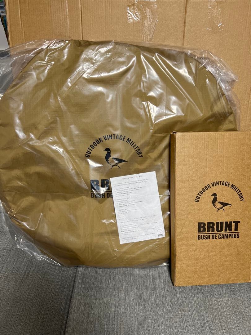 BRUNT ポップアップテント　グランドシート付　タンカラー