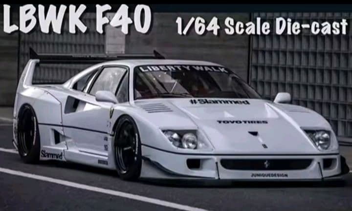 ■1/64【LBWK F40 STREET　WARRIOR】RED➕WHITE