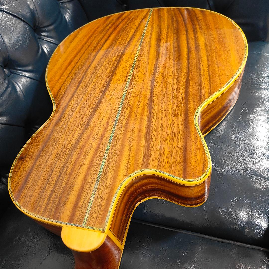 豪華アバロン！オールコア単板 アコースティックギター 龍インレイ フルコア 希少