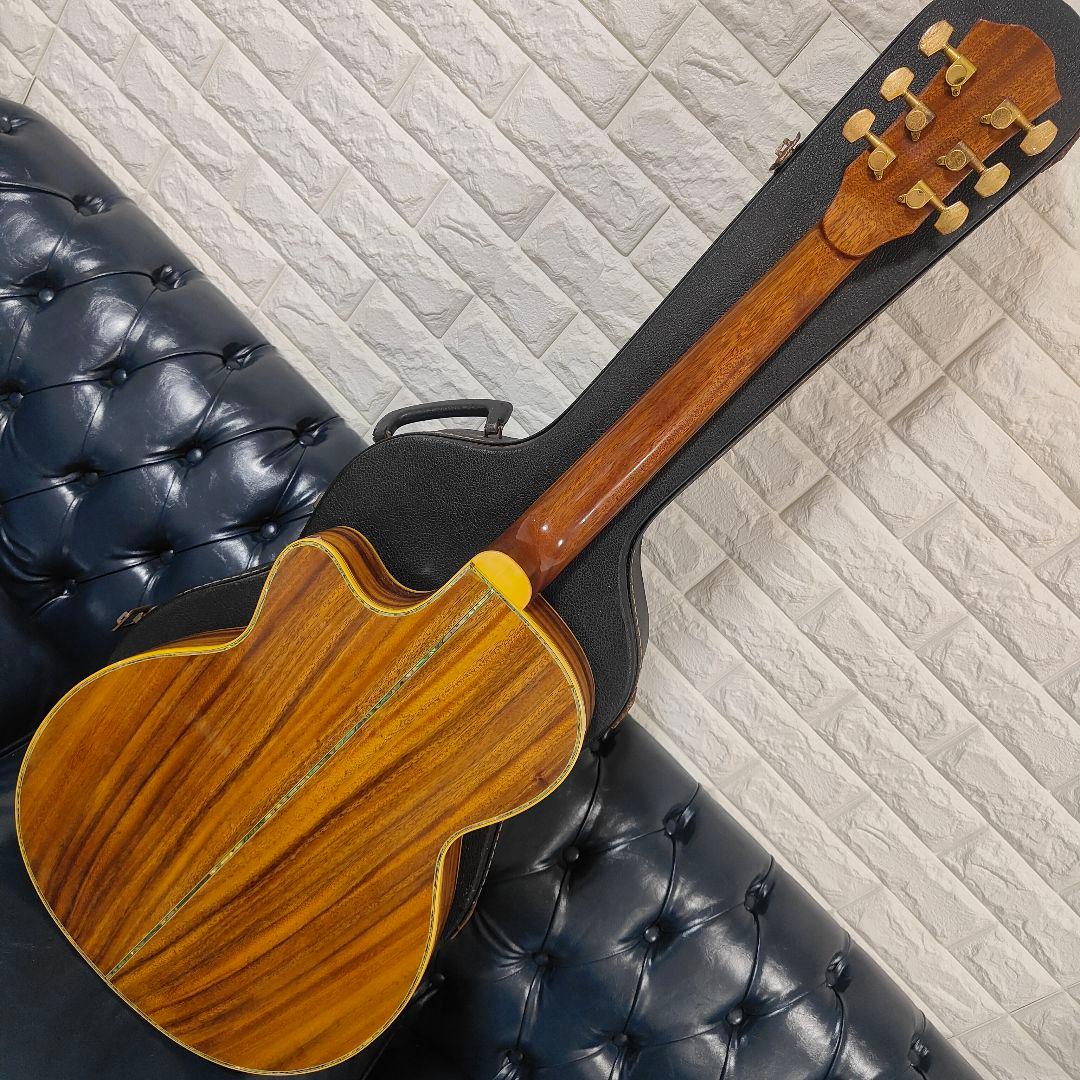 豪華アバロン！オールコア単板 アコースティックギター 龍インレイ フルコア 希少