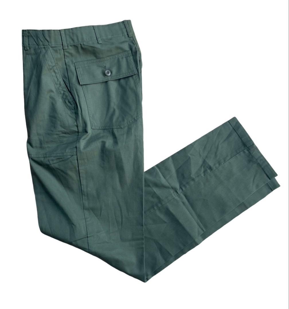 米軍ベイカーパンツ.ユーティリティトラウザースOG-507サイズ32×35