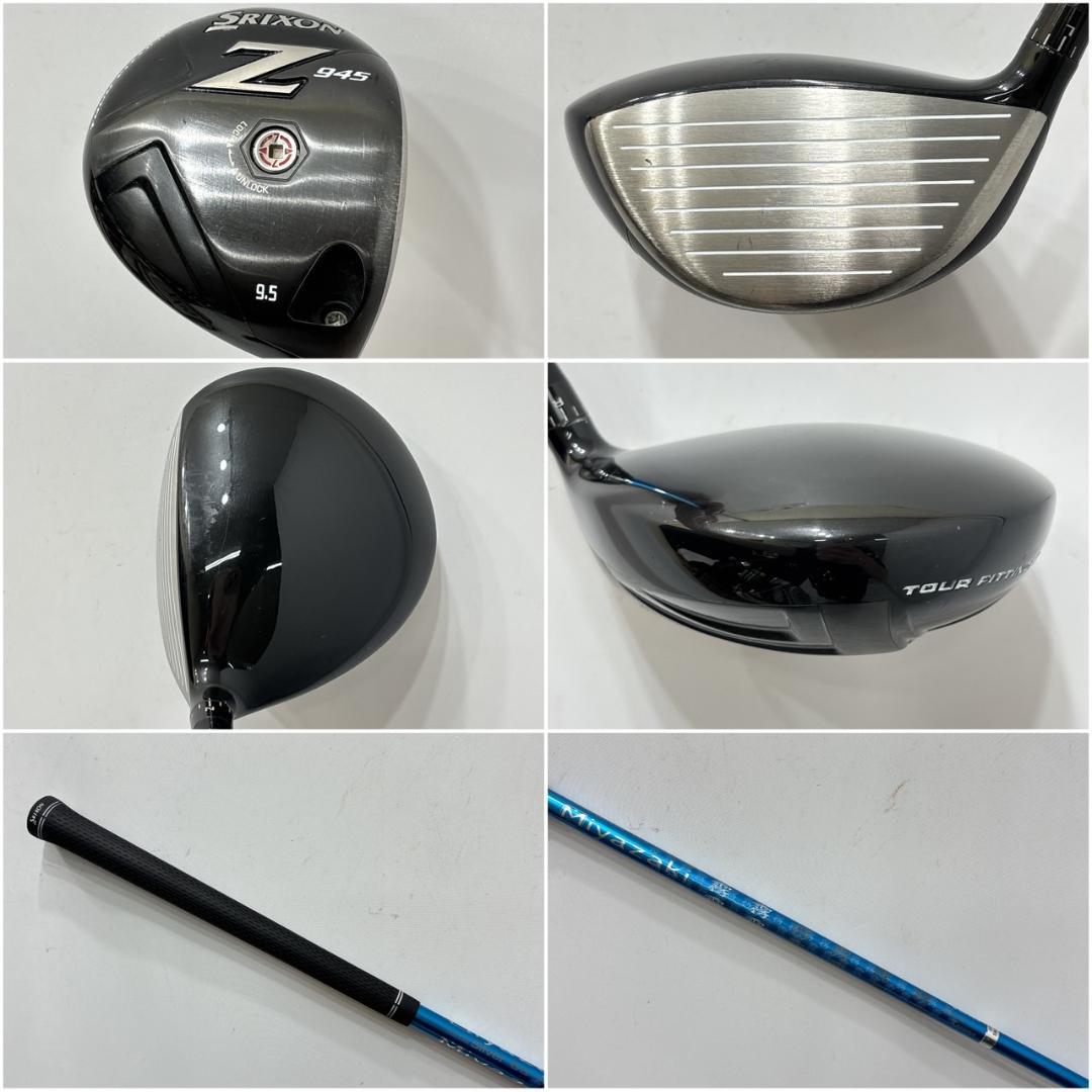 メンズ右利き初心者用　スリクソン　クリーブランド　ゴルフクラブセット　W2576