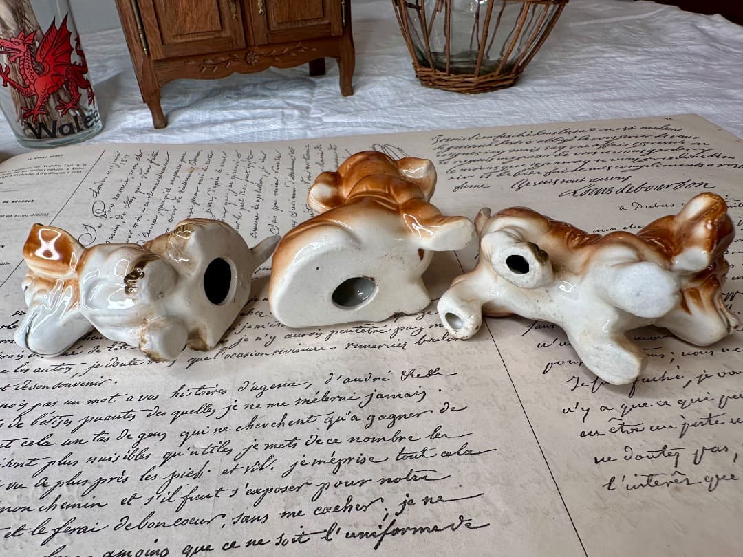 イギリス ヴィンテージ 陶磁器 可愛い犬のフィギリン ビーグル