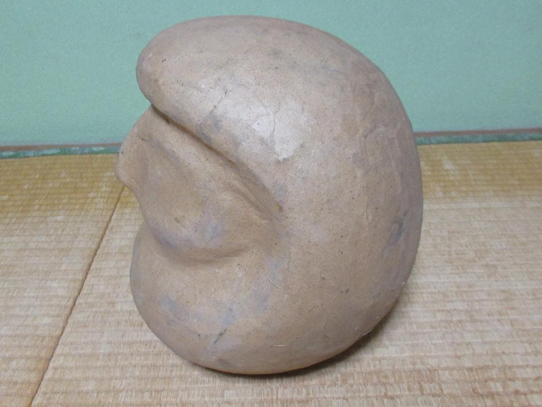 大正時代◆相州だるま/達磨 大だるま 張り子された状態 木製木型 高さ約38cm