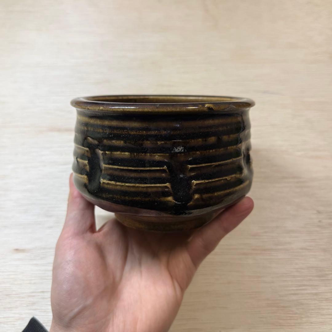 古瀬戸 美濃 拳骨茶碗 大茶碗 香炉 江戸時代 古美術 骨董 民藝 茶道具 志野