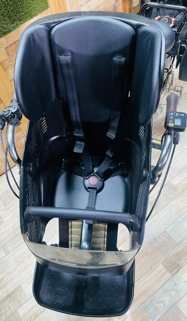 ブラウン系 大容量 パナソニック 子供乗せ電動アシスト自転車 H3333