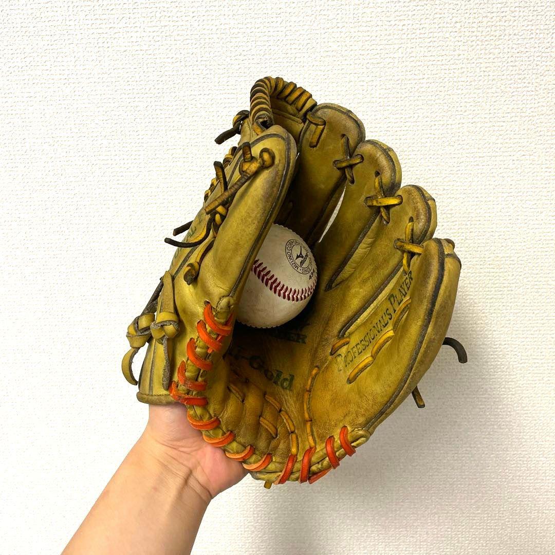 298 ハイゴールド 型良 即戦力 硬式 内野手用グローブ