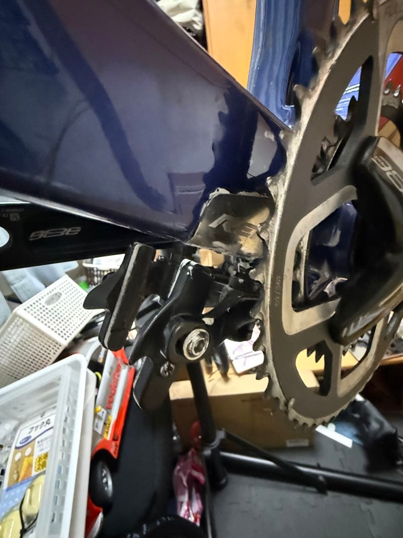 ロードバイクフレーム　ジャンク品　リアクト4000