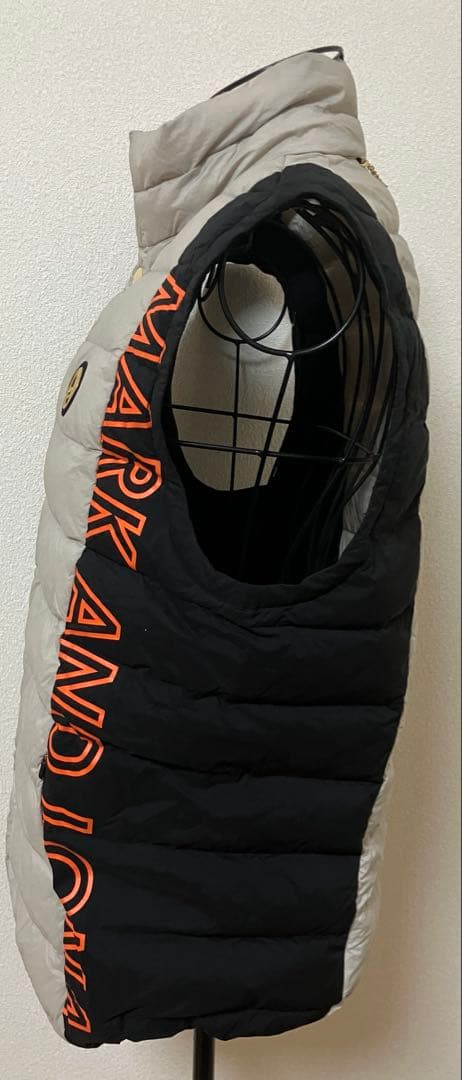 MARK AND LONA ダウンベスト グレー/ブラック　　サイズ46