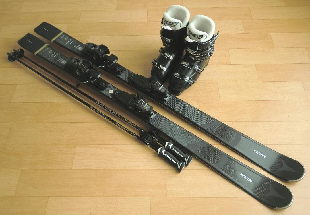 ■■送料無料■ATOMIC■女性用スキーセット■板149靴24.5■メンテ付■■