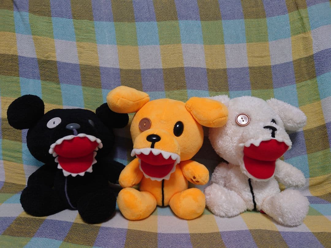 the pillows　バスター君　ぬいぐるみ3体セット