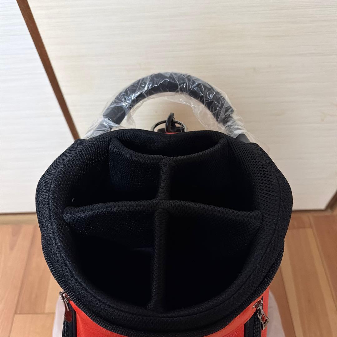 値下げ‼️新品早い者勝ち‼️22PUMA キャディバッグ ブラック/オレンジ9.5型