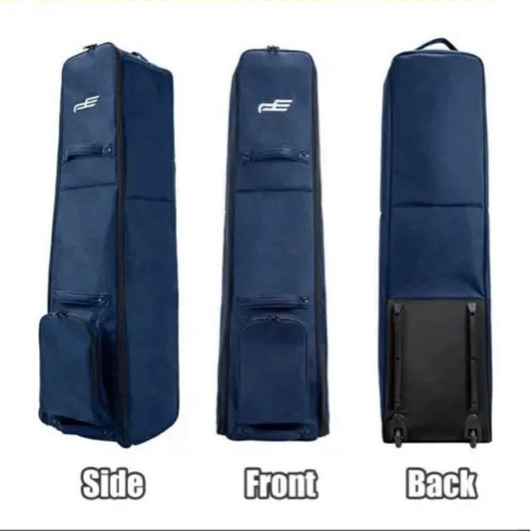 【新品未使用】PLAYEAGLE キャディバッグ カバー　キャスター付 ボール付