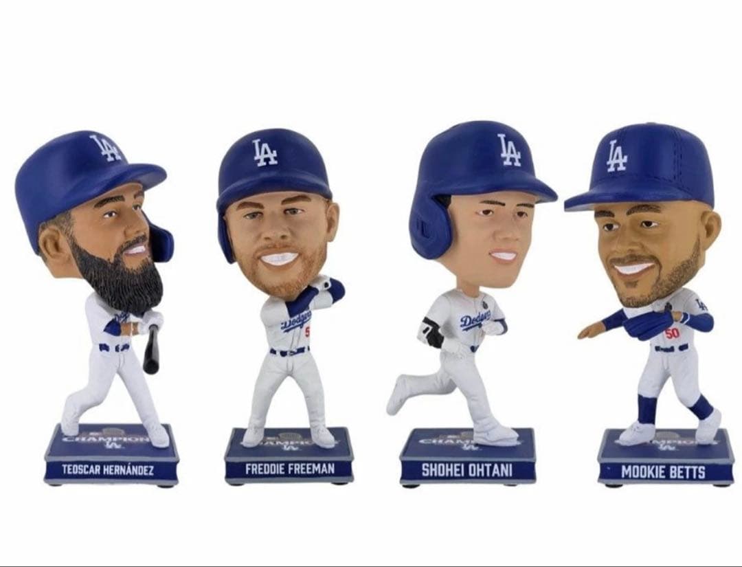 LA Dodgers PLAYER BOBBLE フィギュアセット