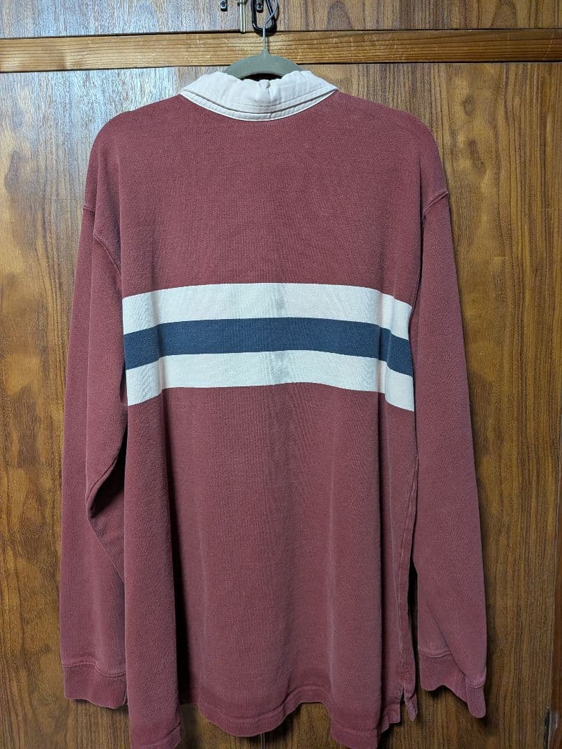 エルエルビーン　ラグビーシャツxl