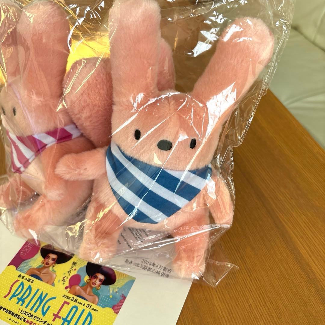 [未開封][限定]北海道札幌市懸賞　えぞリス　ぬいぐるみ　2体セット