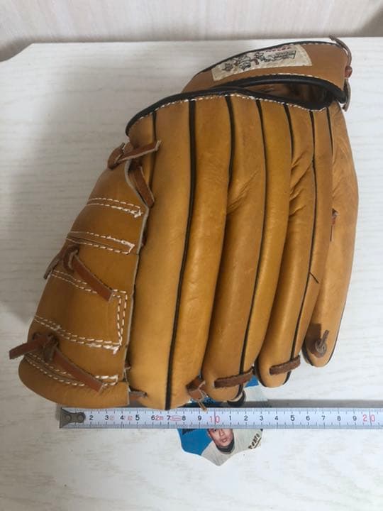 お宝 貴重 長嶋茂雄 & 王貞治タグ付き ミスタージャイアンツ 子供用グローブ