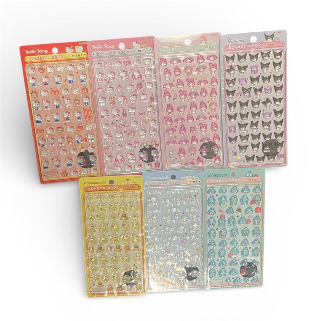 正規品　ボンボンドロップシール　ミニ　サンリオ　7種　サンリオキャラクターズ　③